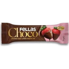 Fellas Çikolata Kaplı Meyve Bar Çilek 35GR