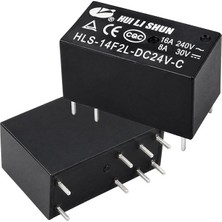Powermaster PM-38756 HLS-14F2L-DC24V-C 24V Dc 16A 240VAC 8 Pin Pcb Güç Rölesi