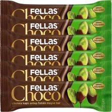 Fellas Çikolata Kaplı Meyve Bar Antep Fıstıklı 35GR X6