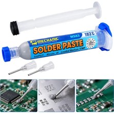Powermaster PM-39105 Mechanic MS83 50 Gram 4 Microns Leaded Medium Temp 183C Şırınga Krem Lehim
