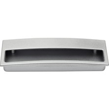 Gürçay Hırdavat Mat Krom Gömme Kulp 96 mm 2'li 1. Kalite Zamak Döküm Malzeme