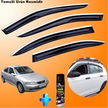 Friemats Opel Vectra B Cam Rüzgarlığı Abs Nikelajlı Krom Mügen Cam Rüzgarlığı 1995 - 2002 Arası + Ebrayn 500 ml Lastik Parlatıcı