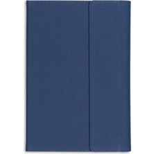Matt Notebook Lacivert Mıknatıslı Kapak Defter A5 15 x 22 Çizgili 96 Yapraklı Kırtasiye Ürünü