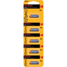 Kodak Ultra Alkalin Düğme Pil 23A5 5 Adet 1,2 V Yüksek Performanslı Uzun Ömürlü