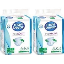 Mavi Beyaz Külot Hasta Bezi Medium Orta 60 Adet (2pk*30) Yüksek Emici Güç ve Rahatlık