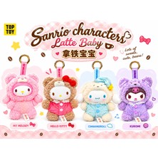 Masita Top Toy - Sanrıo Characters [latte Baby] - Plush Doll Keychaın Blındbox 18 cm Kutulu - Kutusuz 1 Adet Gönderilir