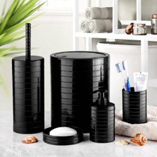 Bahometr 5 Li Lüx Banyo Seti Kullanışlı Sağlam Şık Banyo Seti SYH-MA014