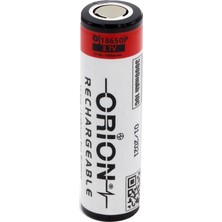 Orion 18650P 3000mAh 3.7V Şarj Edilebilir Li-Ion Pil Yüksek Performanslı Güç Kaynağı
