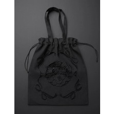 Denef Home Fiyonk - Çok Amaçlı Çanta Delik Işi Siyah - 30X35 cm 1 Adet