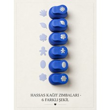 Südor Mini Dekoratif Şekilli Delgeç (Kağıt Zımbası) - Tekli (Insan/çocuk, Dört Yapraklı Yonca, Çiçek, Oval, Yaprak Seçenekli)