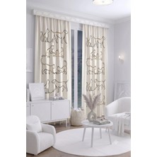 Bebek Çocuk Odası Fon Perdesi 140X260 cm 2 Kanat Sevimli Desenli Dekoratif Dijital Baskılı Premium Çocuk Odası Perdesi