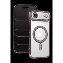 iPhone 17 Air Joke Simli Magneticsafe Kılıf - Pembe