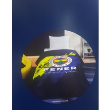 Taç Lisanslı Fenerbahçe Fanatik Tek Kişilik Battaniye