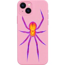 iPhone 14 Uyumlu Neon Spider Özel Tasarım Lansman Telefon Kılıfı
