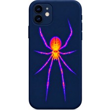 iPhone 15 Uyumlu Neon Spider Özel Tasarım Lansman Telefon Kılıfı