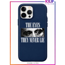 iPhone 13 Pro Uyumlu The Eyes Tasarımlı Siyah Telefon Kılıfı – Estetik Baskılı Koruyucu Kılıf