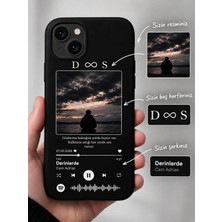 Kişiye Özel Müzik Temalı Telefon Kılıfı | Fotoğraf, Baş Harf ve Şarkı Tasarımı