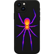 iPhone 14 Uyumlu Neon Spider Özel Tasarım Lansman Telefon Kılıfı
