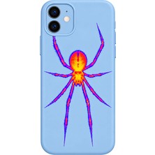 iPhone 12 Uyumlu Neon Spider Özel Tasarım Lansman Telefon Kılıfı
