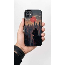 Şehir Manzarası Gün Batımı Temalı Telefon Kılıfı | Minimalist Estetik Baskılı Silikon Kılıf | Darbeye Dayanıklı | Tüm Telefon Modellerine Uyumlu