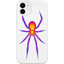 iPhone 12 Uyumlu Neon Spider Özel Tasarım Lansman Telefon Kılıfı