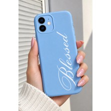 Iphone 16 Pro Max Uyumlu Blessed Yazılı Lansman Telefon Kılıfı | Minimalist ve Zarif Tasarım | Şık Koruyucu Kılıf