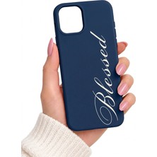 Iphone 17 Pro Uyumlu Blessed Yazılı Lansman Telefon Kılıfı | Minimalist ve Zarif Tasarım | Şık Koruyucu Kılıf