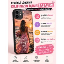 iPhone 11 Kişiye Özel Baskılı Kılıf | Fotoğraflı Telefon Kılıfı | Uv Baskı | Siyah Silikon Kılıf