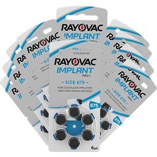 Rayovac Cochlear Implant 675 Numara 10'lu Pil 1,45 V Çinko AA Tipi Yüksek Performans