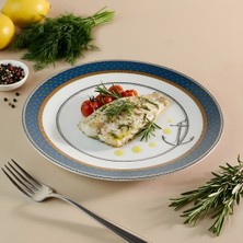 Aryıldız Marvia Servis Tabağı Mavi 25 cm