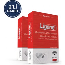 Ligone Multivitamin Multimineral Beta Glukan Probiyotik 2li Paket