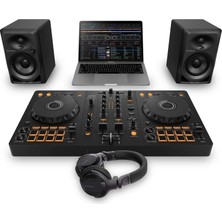 Pioneer Dj DDJ-FLX4 - DM-40D DJ Monitör Hoparlör - HDJ-CUE1 DJ Kulaklığı - DJ Başlangıç Seti