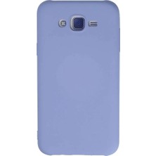 Galaxy J7 Kılıf Nano Içi Kadife Silikon - Lila