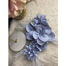 Stil Aksesuar Boncuk Işlemeli Aplik Boy 21CM En 13CM