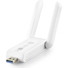 Marsilyan USB Wifi Adaptör AC650 Dual Band - Beyaz UAC27DB