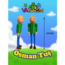 Vahobi 3D Osman Tuş Hareketli Figür – 3D Baskı Eklemli Oyuncak ve Koleksiyon Figürü