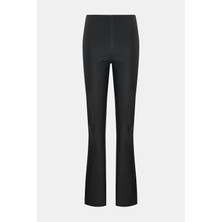 By Malene Birger By Malene Bırger Black Straight-Leg Leather Trousers