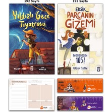 İlk Genç Timaş Nazan Tarım Kitaplığı - Yıldızlı Gece Tiyatrosu - Eksik Parçanın Gizemi Neredesin 105 Set 2 Kitap