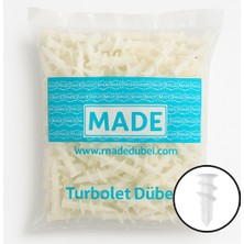 Caftra Made Turbolet Dübel Düz Uçlu 13 mm 500’LÜ Paket