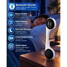 Tech Butiq Sessiz Alarm Özellikli Bluetooth Hoparlör Yastık Altı Uyku Cihazı Doğal Ses ve 8 Saat Kesintis