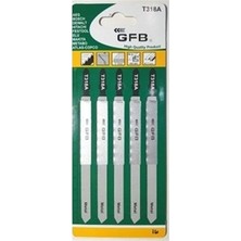 Caftra Gfb T318A Dekupaj Testere Ağzı Uzun Metal Kesim 5li Paket