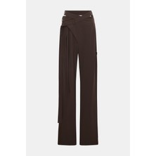 Ottolınger Dark Brown Straight Leg Trousers
