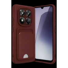 Redmi Note 15 Pro 5g Kelvin Kartvizitli Silikon - Bordo