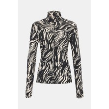 Proenza Schouler Multicolor Patterned Long Sleeve Blouse