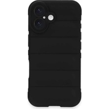 iPhone 16 Kılıf Optimum Silikon - Siyah