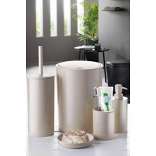 altabi Flores 5li Banyo Seti Bej Renk