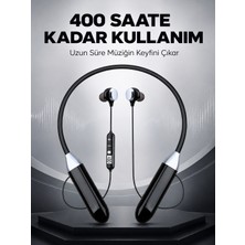 Ototechparca Spor Için Bluetooth Boyun Kulaklığı Mikrofonlu Kablosuz Kulak Içi Müzik ve Telefon Kulaklı�