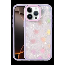 iPhone 15 Pro Lumi Desenli Kapak - Mor