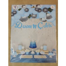 Karya Shop Dişim Çıktı Kaligrafi Banner Mavi