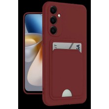 Galaxy M15 Kelvin Kartvizitli Silikon - Bordo